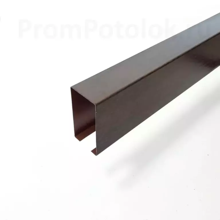 Рейка кубообразная Сesal Art 30х40 темное дерево